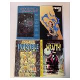 4 ASSORTED GRAPHIC NOVELS SEE DESC.