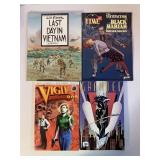 4 ASSORTED GRAPHIC NOVELS SEE DESC.