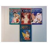 4 ANIME MANGA VIZ GRAPHIC NOVELS SEE DESC.