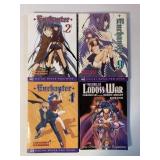 4 ANIME MANGA GRAPHIC NOVELS SEE DESC.