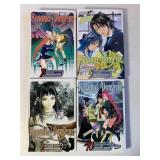 4 VIZ GRAPHIC NOVELS ROSARIO+VAMPIRE #4, 5, 7, 10