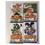 4 VIZ GRAPHIC NOVELS NARUTO #9-12
