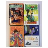 4 ANIME MANGA VIZ GRAPHIC NOVELS SEE DESC.