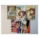 5 ANIME MANGA CMX GRAPHIC NOVELS SEE DESC.