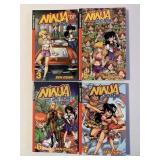 4 ANIME ANTARCTIC PRESS GRAPHIC NOVELS SEE DESC.
