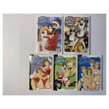5 ANIME DEL REY GRAPHIC NOVELS SEE DESC ADULT READ