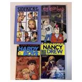4 ASSORTED GRAPHIC NOVELS SEE DESC.