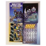 4 ASSORTED GRAPHIC NOVELS SEE DESC.