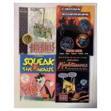 4 ASSORTED GRAPHIC NOVELS SEE DESC.