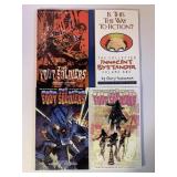 4 ASSORTED GRAPHIC NOVELS SEE DESC.