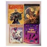 4 ASSORTED GRAPHIC NOVELS SEE DESC.