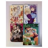 4 ANIME MANGA GRAPHIC NOVELS ADULT READ SEE DESC.
