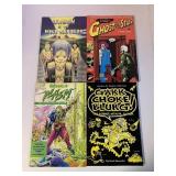 4 ASSORTED GRAPHIC NOVELS SEE DESC.