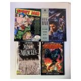 4 ASSORTED GRAPHIC NOVELS SEE DESC.