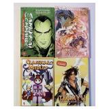 4 ANIME MANGA CMX GRAPHIC NOVELS SEE DESC.