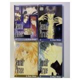 4 ANIME VIZ GRAPHIC NOVELS SEE DESC. ADULT READ