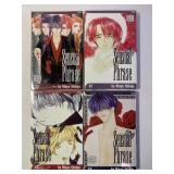 4 ANIME VIZ GRAPHIC NOVELS SEE DESC. ADULT READ