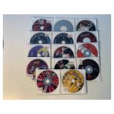 15 ASSORTED PREVIEWED ANIME DVD DISC SEE DESC.