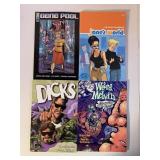 4 ASSORTED GRAPHIC NOVELS SEE DESC.