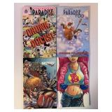 4 ASSORTED GRAPHIC NOVELS SEE DESC.