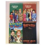4 ASSORTED GRAPHIC NOVELS SEE DESC.