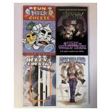 4 ASSORTED GRAPHIC NOVELS SEE DESC.