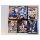 6 ANIME DVD'S SEALED SEE DESC. ADULT