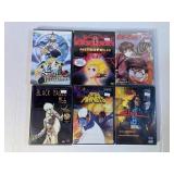 6 ASSORTED ANIME MANGA DVD'S SEE DESC.
