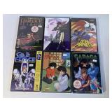6 ASSORTED ANIME MANGA DVD'S SEE DESC.
