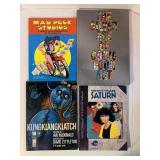 4 ASSORTED GRAPHIC NOVELS SEE DESC.