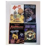 4 ASSORTED GRAPHIC NOVELS SEE DESC.