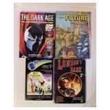 4 ASSORTED GRAPHIC NOVELS SEE DESC.