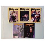 5 ANIME COMICS ONE GRAPHIC NOVELS SEE DESC.