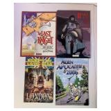 4 ASSORTED GRAPHIC NOVELS SEE DESC.