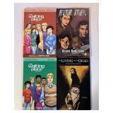 4 ASSORTED GRAPHIC NOVELS SEE DESC.