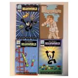 4 ASSORTED GRAPHIC NOVELS SEE DESC.