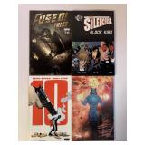 4 ASSORTED GRAPHIC NOVELS SEE DESC.