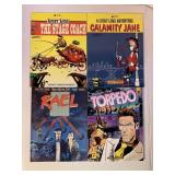 4 ASSORTED GRAPHIC NOVELS SEE DESC.