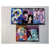5 ANIME VIZ GRAPHIC NOVELS SEE DESC.