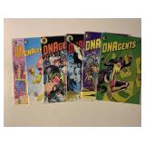 6 ECLIPSE COMICS THE DNAGENTS #7-12