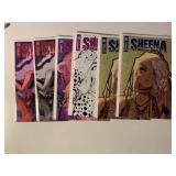 6 DYNAMITE COMICS SHEENA SEE DESC.