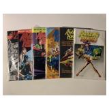 6 DC COMICS AMAZING HEROES SEE DESC.
