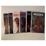 6 BOOM COMICS BRZRKR #1, 3/#5, 2/#8 ADULT READ