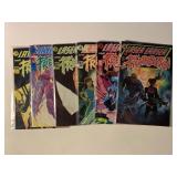 6 ECLIPSE COMICS LASER ERASER AND PRESS BUTTON 1-6