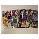 6 MARVEL COMICS GHOST RIDER 72, 74, 75, 77, 79, 78