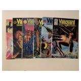 6 PC COMICS VANGUARD #1, 4-7 & ALIEN WORLDS #2