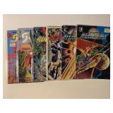 6 ECLIPSE COMICS SUN RUNNERS #4-7 & SABRE #13, 14