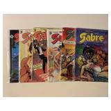 6 ECLIPSE COMICS SABRE #7-12