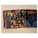 6 ECLIPSE COMICS SABRE #1-6