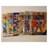 6 COMELY COMICS CAPTAIN CANUCK  #1-6